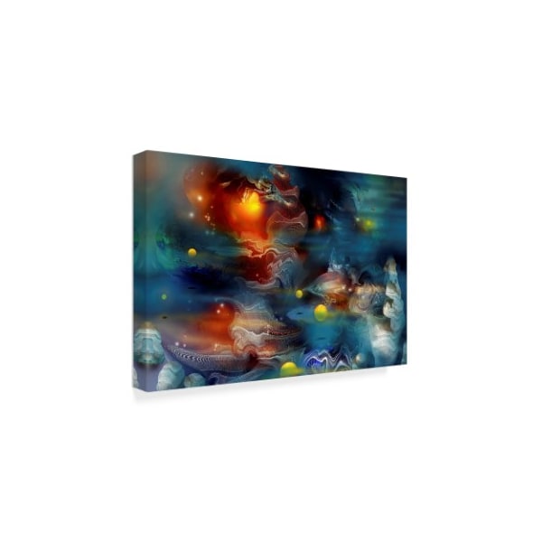 RUNA 'Cosmic Yellow Balls' Canvas Art,30x47